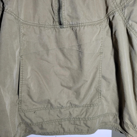❤️ 3 for $35 Zara 1/4 zip up mock  neck lightweight utility jacket Anorak Medium - Picture 2 of 8